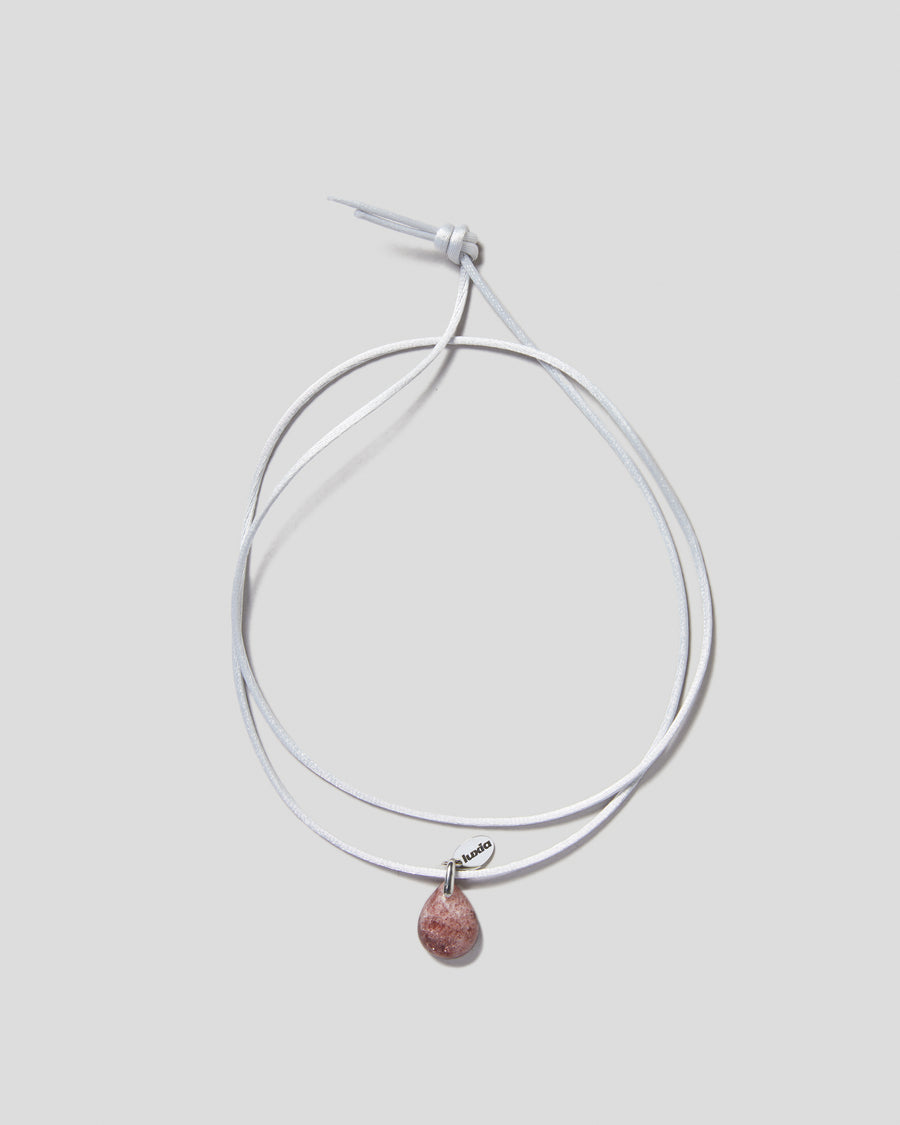 SMALL STRAWBERRY QUARTZ DROP