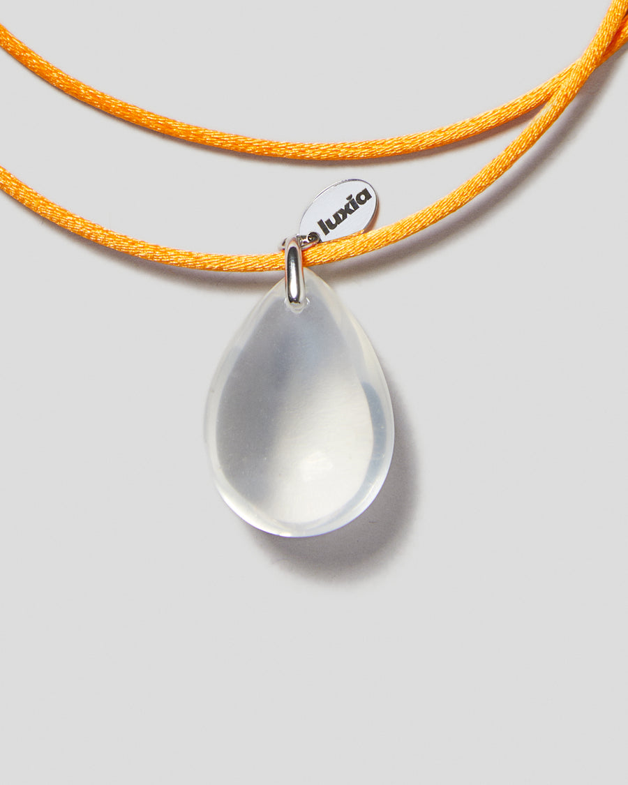 LARGE ROCK CRYSTAL DROP